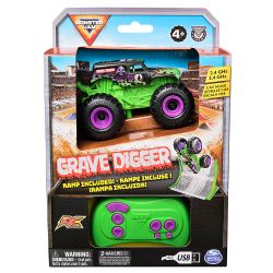 MONSTER JAM - 1:64 TÉLÉGUIDÉ MONSTER TRUCK GRAVE